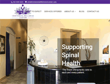 Tablet Screenshot of centennialwellnesscenter.com